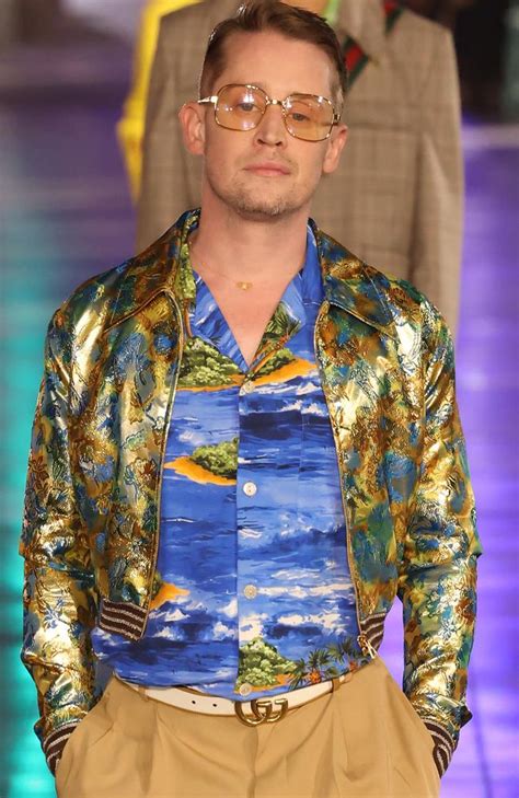 macaulay culkin and gucci|macaulay culkin gucci runway.